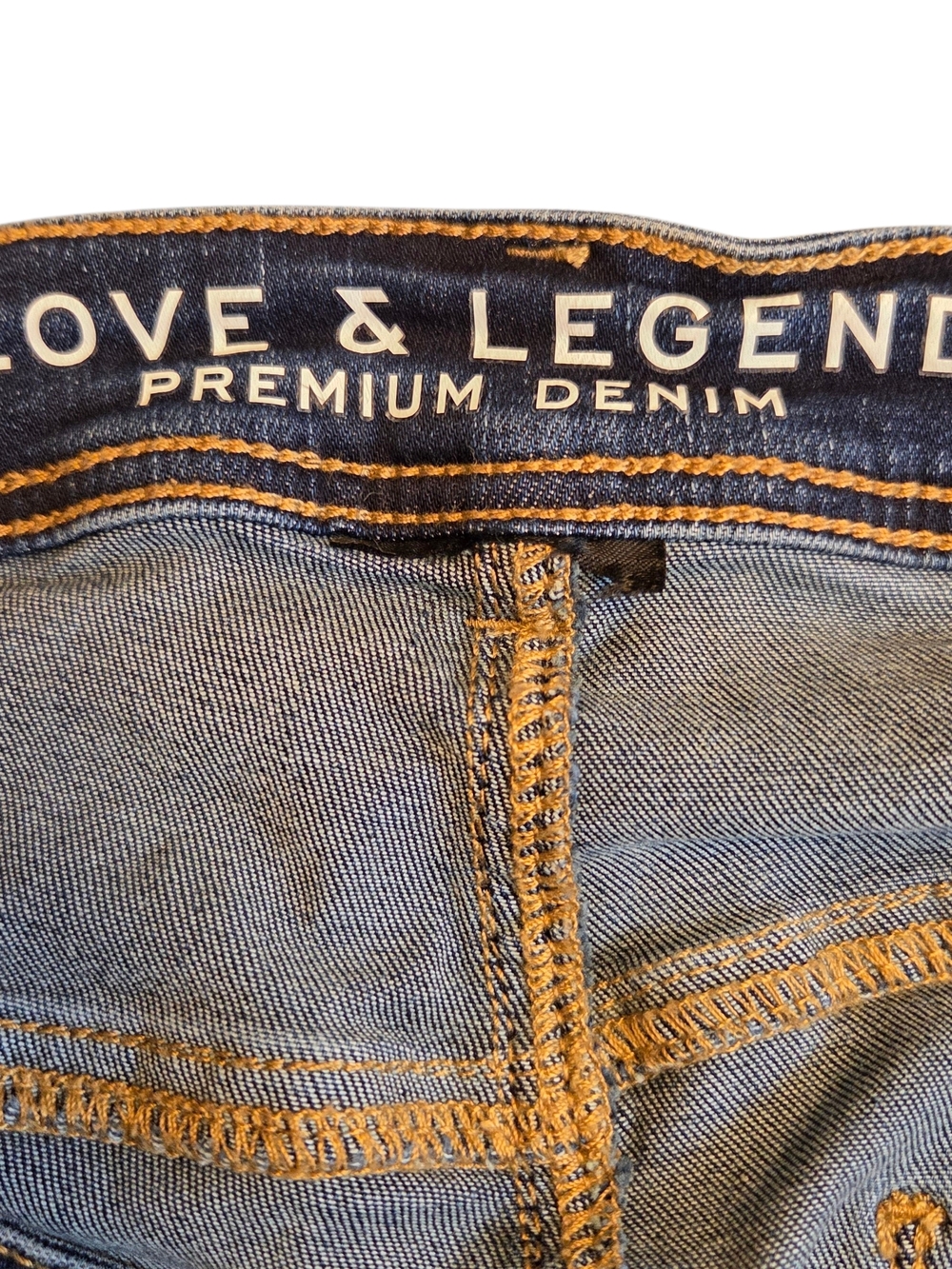Love And Legend  Straight-Leg Jeans in Dark Blue Size 22 - Picture 5 of 6